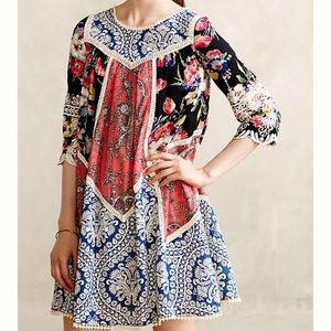 Anthropologie Vanessa  Virginia Inez Swing Dress